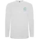 Tricou la baza gatului cu maneca lunga, Barbati, Roly, 2601E10268, Bumbac, Alb