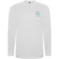   Tricou la baza gatului cu maneca lunga, Barbati, Roly, 2601E10268, Bumbac, Alb