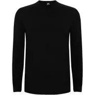   Tricou la baza gatului cu maneca lunga, Barbati, Roly, 2601E10269, Bumbac, Negru
