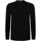 Tricou la baza gatului cu maneca lunga, Barbati, Roly, 2601E10269, Bumbac, Negru