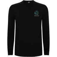   Tricou la baza gatului cu maneca lunga, Barbati, Roly, 2601E10269, Bumbac, Negru