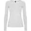 Tricou la baza gatului cu maneca lunga, Femei, Roly, 2601E10271, Bumbac, Alb