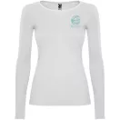 Tricou la baza gatului cu maneca lunga, Femei, Roly, 2601E10271, Bumbac, Alb