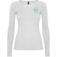   Tricou la baza gatului cu maneca lunga, Femei, Roly, 2601E10271, Bumbac, Alb