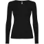 Tricou la baza gatului cu maneca lunga, Femei, Roly, 2601E10272, Bumbac, Negru