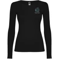   Tricou la baza gatului cu maneca lunga, Femei, Roly, 2601E10272, Bumbac, Negru