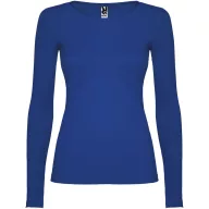   Tricou la baza gatului cu maneca lunga, Femei, Roly, 2601E10273, Bumbac, Albastru Royal