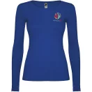 Tricou la baza gatului cu maneca lunga, Femei, Roly, 2601E10273, Bumbac, Albastru Royal