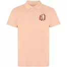 Tricou Polo cu maneca scurta, Unisex, Roly, 2601E10208, Bumbac, Portocaliu deschis