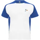 Tricou la baza gatului cu maneca scurta, Unisex, Roly, 2601E10177, Poliester, Alb