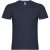 Tricou cu maneca scurta, la baza gatului, Casual, Barbati, Roly, 2410E20659, Bumbac, Albastru navy