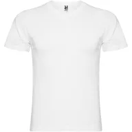   Tricou la baza gatului cu maneca scurta, Barbati, Roly, 2601E10433, Bumbac, Alb
