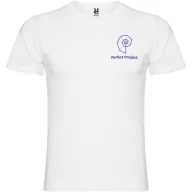   Tricou la baza gatului cu maneca scurta, Barbati, Roly, 2601E10433, Bumbac, Alb
