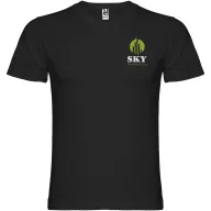  Tricou la baza gatului cu maneca scurta, Barbati, Roly, 2601E10434, Bumbac, Negru