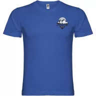   Tricou la baza gatului cu maneca scurta, Barbati, Roly, 2601E10435, Bumbac, Albastru Royal