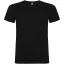 Tricou la baza gatului cu maneca scurta, Barbati, Roly, 2601E10158, Bumbac, Negru