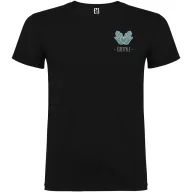   Tricou la baza gatului cu maneca scurta, Barbati, Roly, 2601E10158, Bumbac, Negru