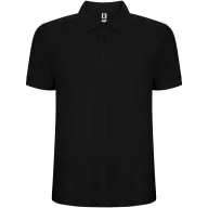   Tricou Polo cu maneca scurta, Barbati, Roly, 2601E10414, Bumbac, Poliester, Negru