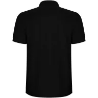   Tricou Polo cu maneca scurta, Barbati, Roly, 2601E10414, Bumbac, Poliester, Negru