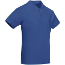 Tricou la baza gatului cu maneca scurta, Barbati, Roly, 2601E10425, Bumbac, Albastru Royal
