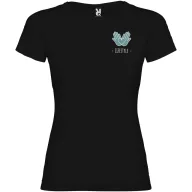  Tricou la baza gatului cu maneca scurta, Femei, Roly, 2601E10312, Bumbac, Negru