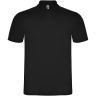   Tricou Polo cu maneca scurta, Unisex, Roly, 2601E10140, Bumbac, Negru