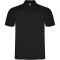 Tricou Polo cu maneca scurta, Unisex, Roly, 2601E10140, Bumbac, Negru