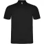 Tricou Polo cu maneca scurta, Unisex, Roly, 2601E10140, Bumbac, Negru
