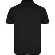   Tricou Polo cu maneca scurta, Unisex, Roly, 2601E10140, Bumbac, Negru