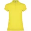 Tricou Polo, Dama, maneca scurta, Roly, 2401E12304, Bumbac, Galben, Marimi variate