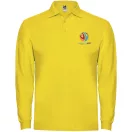 Tricou Polo, Barbati, maneca lunga, Roly, 2401E12309, Bumbac, Galben, Marimi variate
