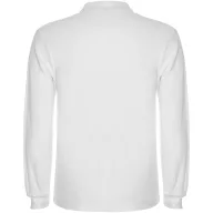   Tricou Polo cu maneca lunga, Barbati, Roly, 2601E10251, Bumbac, Alb