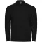 Tricou Polo cu maneca lunga, Barbati, Roly, 2601E10252, Bumbac, Negru