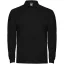 Tricou Polo cu maneca lunga, Barbati, Roly, 2601E10252, Bumbac, Negru