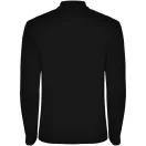 Tricou Polo cu maneca lunga, Barbati, Roly, 2601E10252, Bumbac, Negru