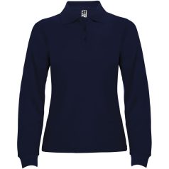   Tricou Polo, Dama, maneca lunga, Roly, 2401E12311, Bumbac, Albastru navy, Marimi variate