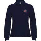 Tricou Polo, Dama, maneca lunga, Roly, 2401E12312, Bumbac, Albastru navy, Marimi variate