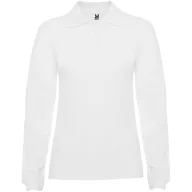   Tricou Polo cu maneca lunga, Femei, Roly, 2601E10253, Bumbac, Alb