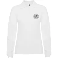   Tricou Polo cu maneca lunga, Femei, Roly, 2601E10253, Bumbac, Alb