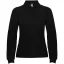 Tricou Polo cu maneca lunga, Femei, Roly, 2601E10254, Bumbac, Negru