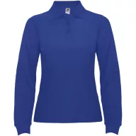   Tricou Polo cu maneca lunga, Femei, Roly, 2601E10255, Bumbac, Albastru Royal