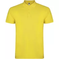   Tricou Polo cu maneca scurta, Barbati, Roly, 2601E10474, Bumbac, Galben