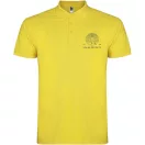 Tricou Polo cu maneca scurta, Barbati, Roly, 2601E10474, Bumbac, Galben