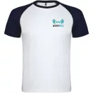 Tricou cu maneca scurta, la baza gatului, Sport, Barbati, Roly, 2410E19127, Poliester, Alb