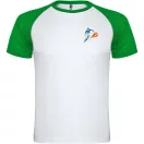 Tricou la baza gatului cu maneca scurta, Barbati, Roly, 2601E10309, Poliester, Alb