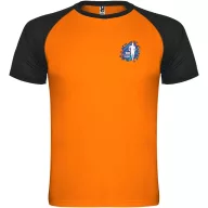   Tricou la baza gatului cu maneca scurta, Barbati, Roly, 2601E10310, Poliester, Portocaliu Fluor