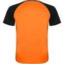 Tricou la baza gatului cu maneca scurta, Barbati, Roly, 2601E10310, Poliester, Portocaliu Fluor