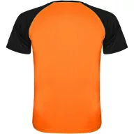   Tricou la baza gatului cu maneca scurta, Barbati, Roly, 2601E10310, Poliester, Portocaliu Fluor