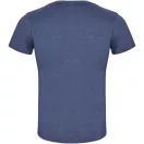 Tricou cu maneca scurta, la baza gatului, Casual, Barbati, Roly, 2410E19030, Poliester, Albastru heather denim