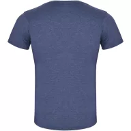   Tricou cu maneca scurta, la baza gatului, Casual, Barbati, Roly, 2410E19031, Poliester, Albastru heather denim